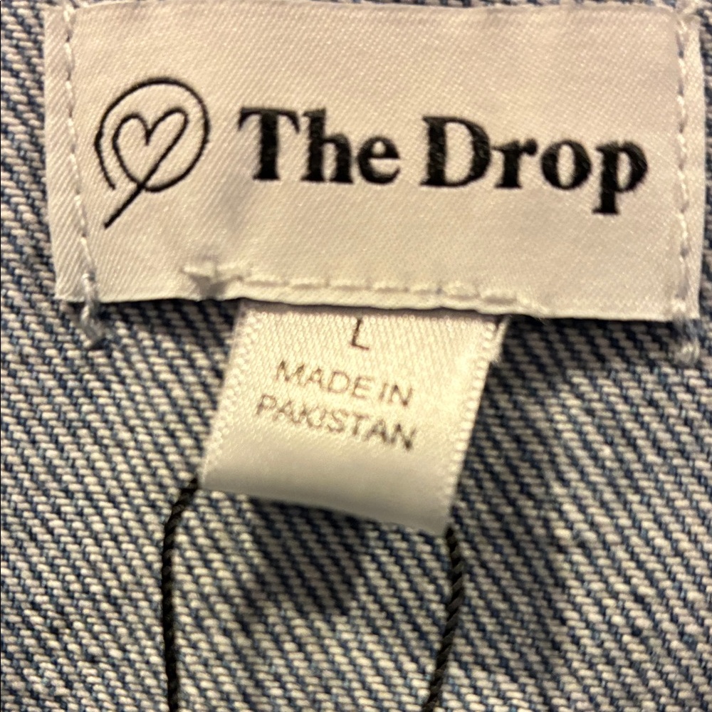 The Drop “Pilar” Denim Shacket - Picture 2 of 7